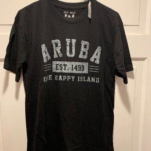 ARUBA~ NWT!!~ "One Happy Island" t-shirt